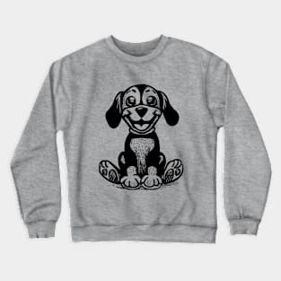 Funny Smiling Dog Crewneck Sweatshirt